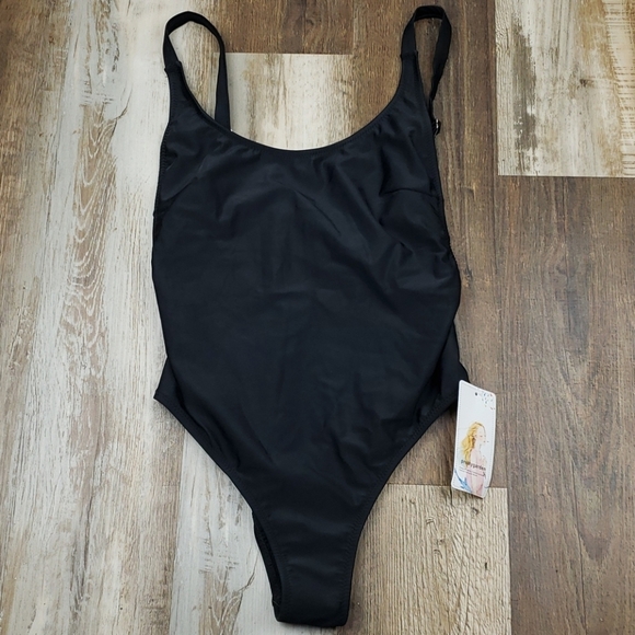 NWT PRETTYGARDEN Women One Piece Swimsuit U Neck - Picture 6 of 9